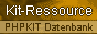 Kit-Ressource. Die Datenbank f�r PHPKIT-Zus�tze